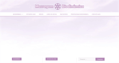 Desktop Screenshot of massagembiodinamica.com.br